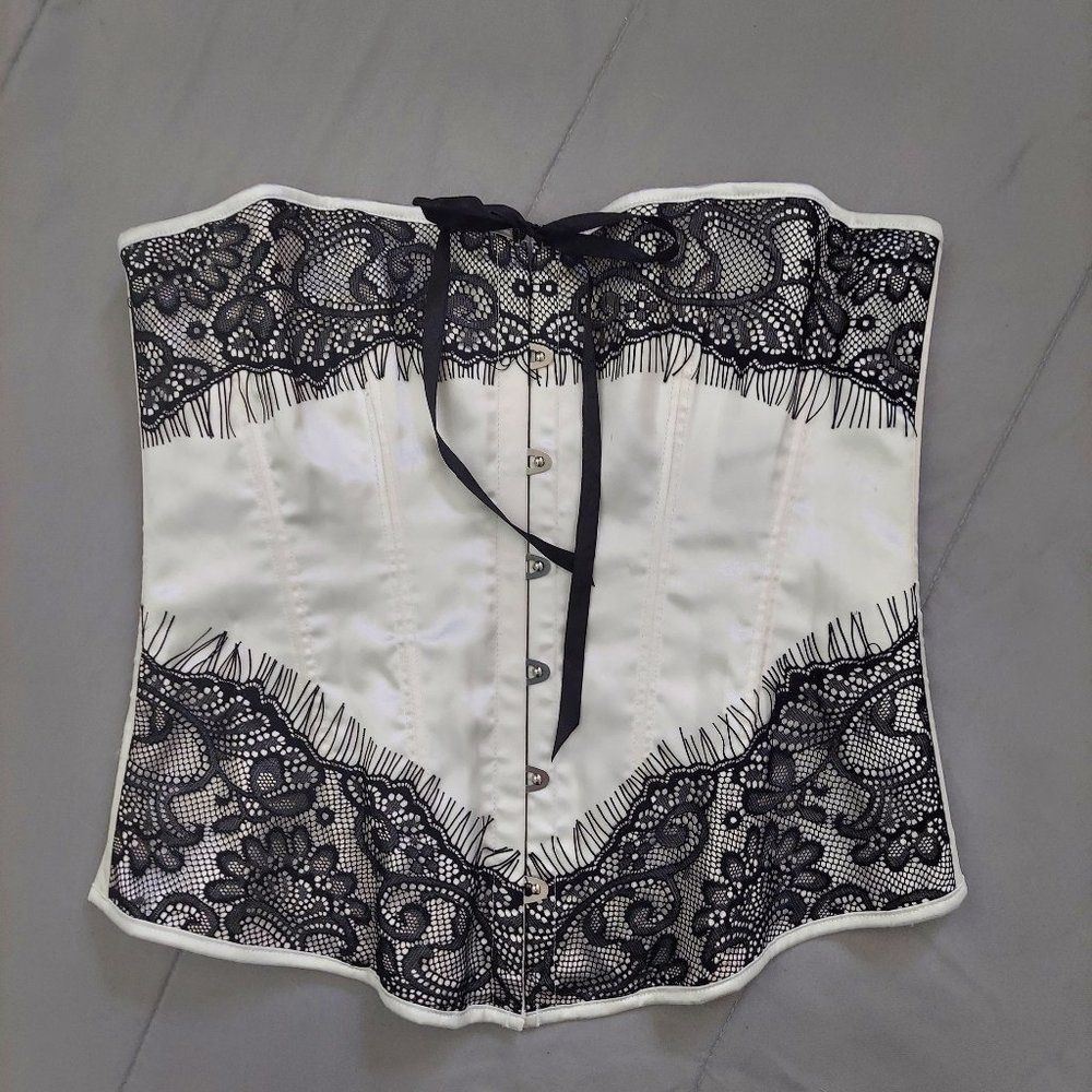 Satin and Lace Corset, XL